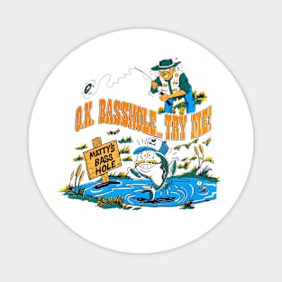 BASSHOLE TEE Magnet